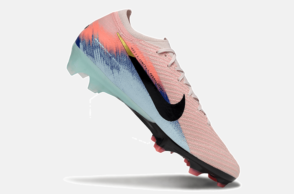Chuteira Nike Air Zoom Mercurial Vapor 16 Elite FG - Rosa, Azul e Preta - MAGNUM SPORT*