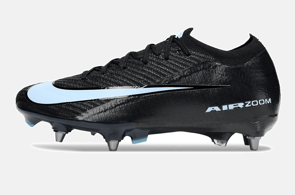Chuteira Nike Air Zoom Mercurial Vapor 16 Elite SG - Preta e Azul - Shadow Pack - MAGNUM SPORT*