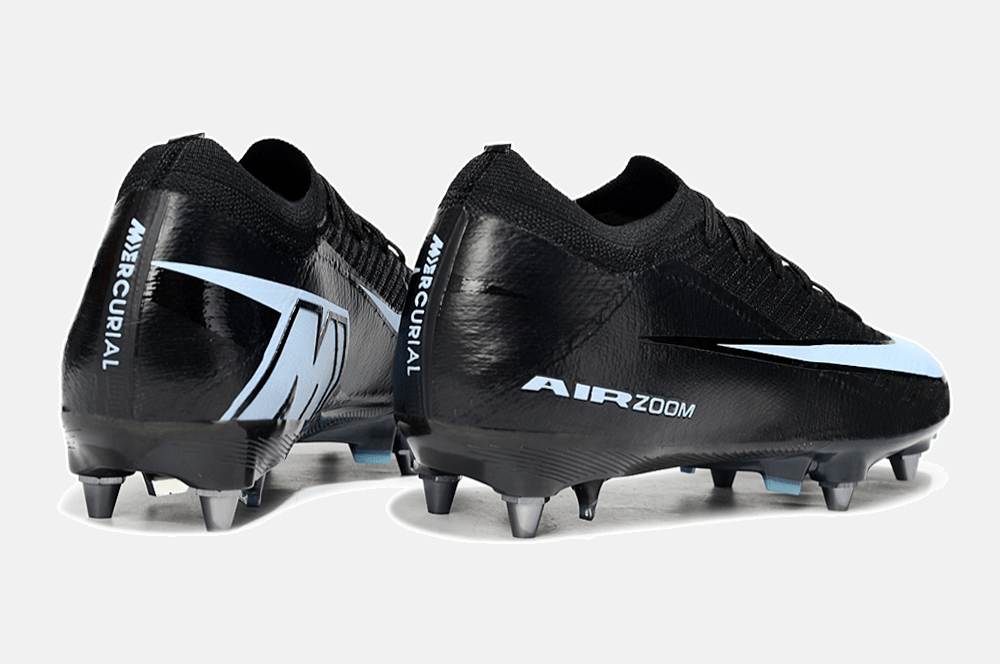 Chuteira Nike Air Zoom Mercurial Vapor 16 Elite SG - Preta e Azul - Shadow Pack - MAGNUM SPORT*
