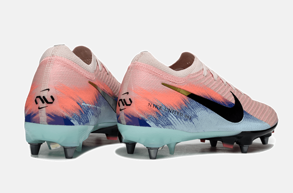 Chuteira Nike Air Zoom Mercurial Vapor 16 Elite SG - Rosa, Azul e Preta - United 02 Pack - MAGNUM SPORT*