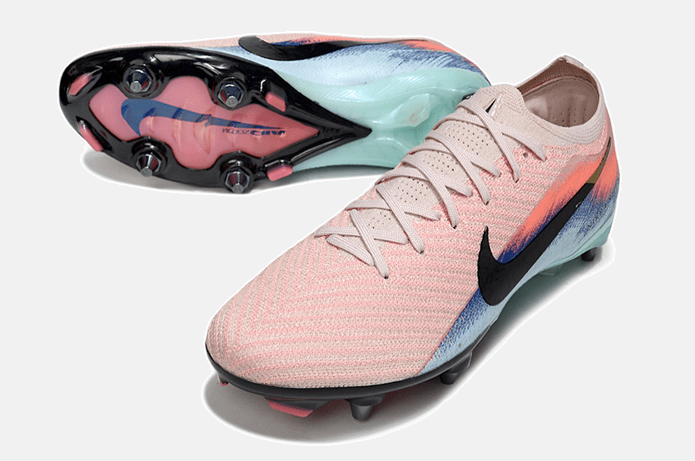Chuteira Nike Air Zoom Mercurial Vapor 16 Elite SG - Rosa, Azul e Preta - United 02 Pack - MAGNUM SPORT*