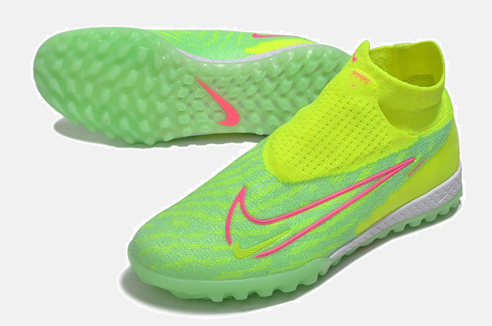 Chuteira Society Nike Gripknit Phantom GX Elite Dynamic Fit TF - vista traseira