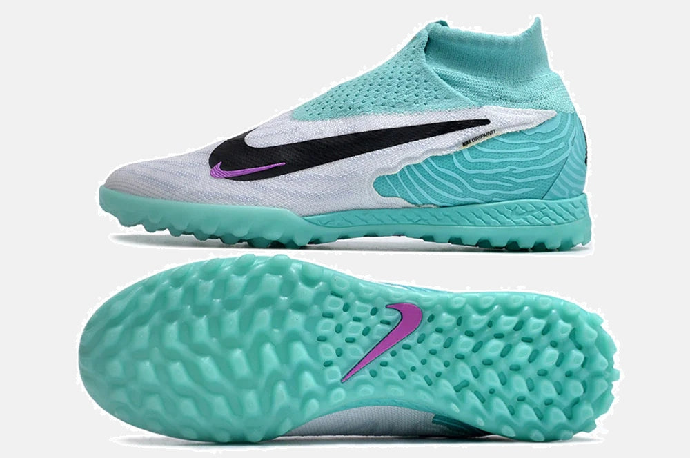 Chuteira Society Nike Gripknit Phantom GX Elite Dynamic Fit TF - vista traseira