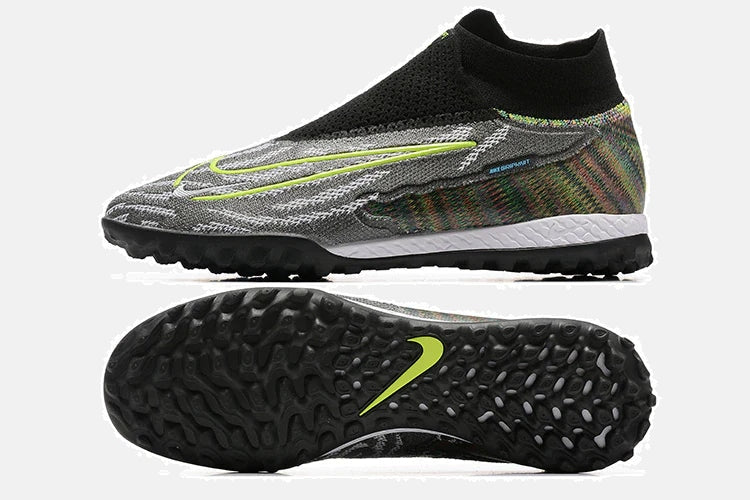 Chuteira Society Nike Gripknit Phantom GX Elite Dynamic Fit TF - vista traseira