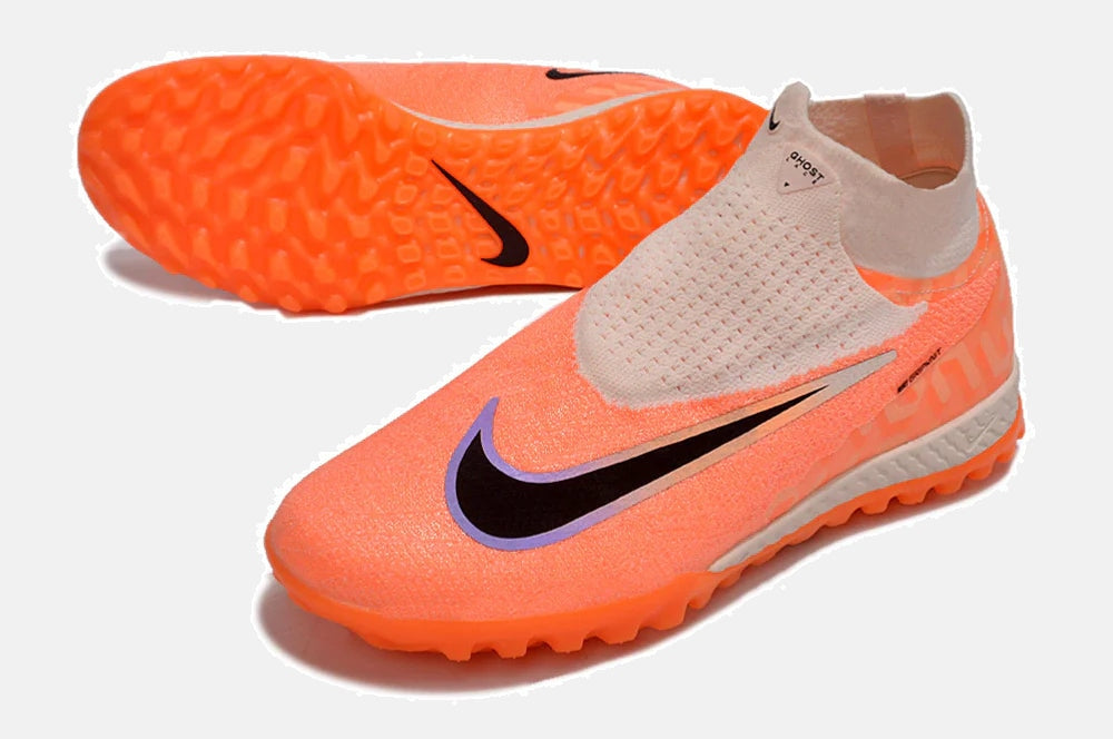 Chuteira Society Nike Gripknit Phantom GX Elite Dynamic Fit TF - vista traseira