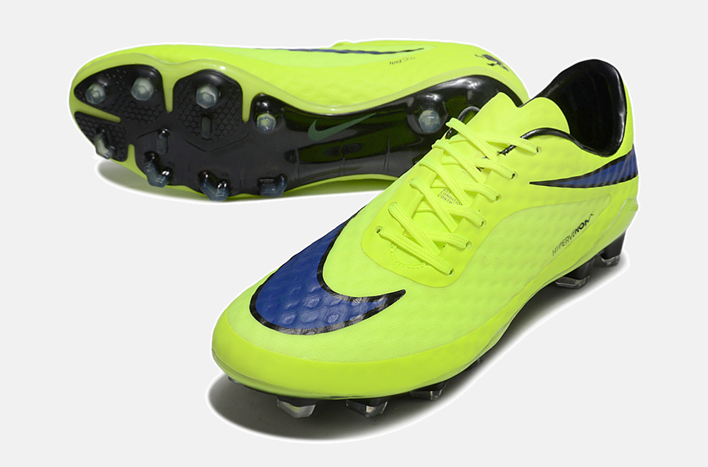 Chuteira Nike Hypervenom Elite FG - Verde e Azul