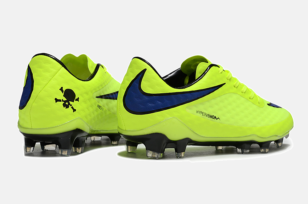 Chuteira Nike Hypervenom Elite FG - Verde e Azul