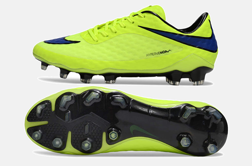 Chuteira Nike Hypervenom Elite FG - Verde e Azul