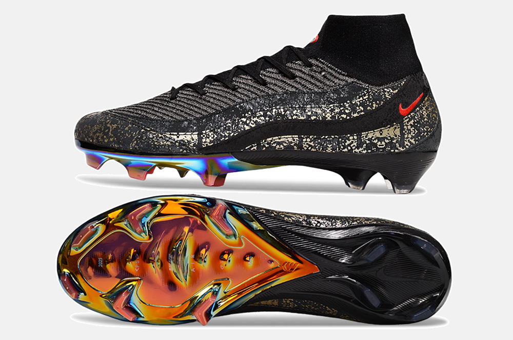 Chuteira Nike Mercurial Superfly 10 Air Max 95 Elite FG - Preto