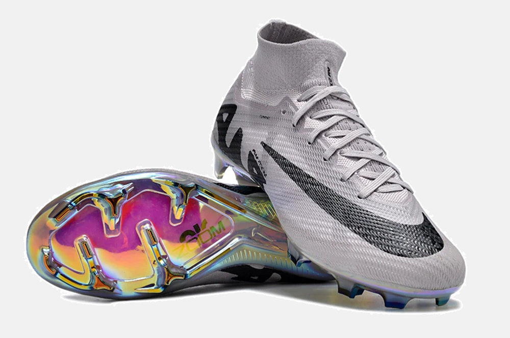 Chuteira Nike Mercurial superfly 9 Air Zoom Ultra FG - Cinza