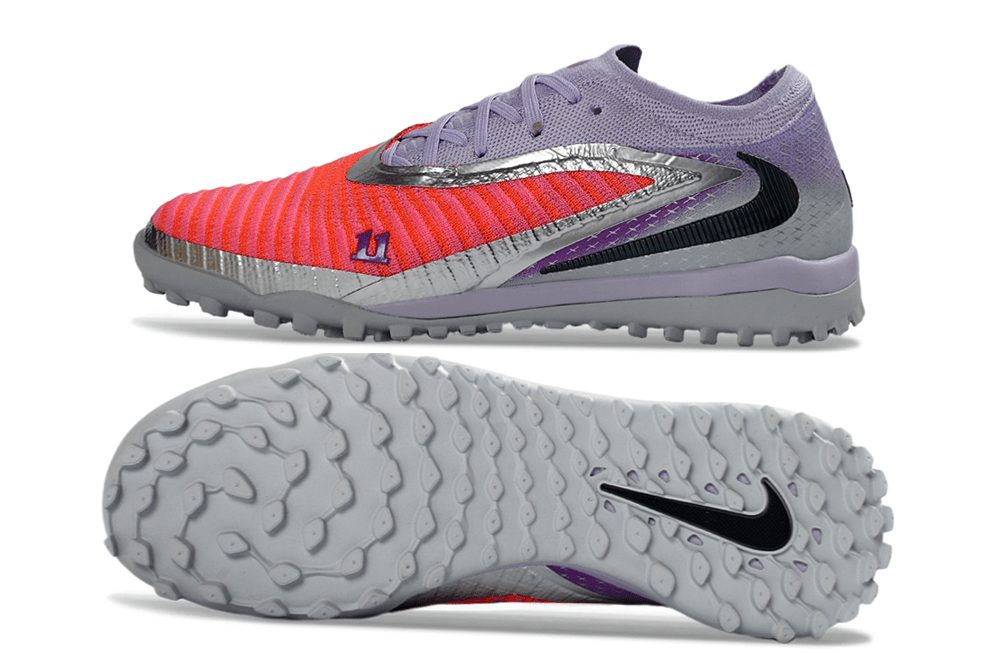 Chuteira Nike Phantom 6 Alexia Putellas Elite TF - Laranja e Roxa - MAGNUM SPORT*