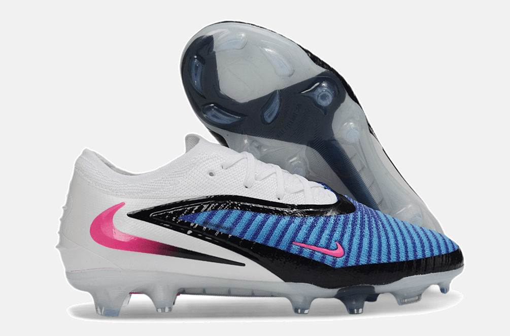 Chuteira Nike Phantom 6 Elite FG - Azul, Branca e Rosa - Attack Pack - MAGNUM SPORT*