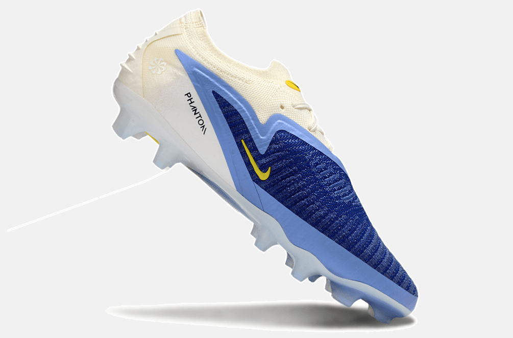 Chuteira Nike Phantom 6 Elite FG - Branca e Azul - Pack Fear Nothing - MAGNUM SPORT*