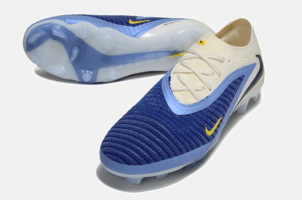 Chuteira Nike Phantom 6 Elite FG - Branca e Azul - Pack Fear Nothing - MAGNUM SPORT*
