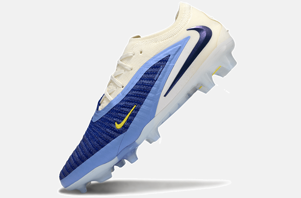 Chuteira Nike Phantom 6 Elite FG - Branca e Azul - Pack Fear Nothing - MAGNUM SPORT*