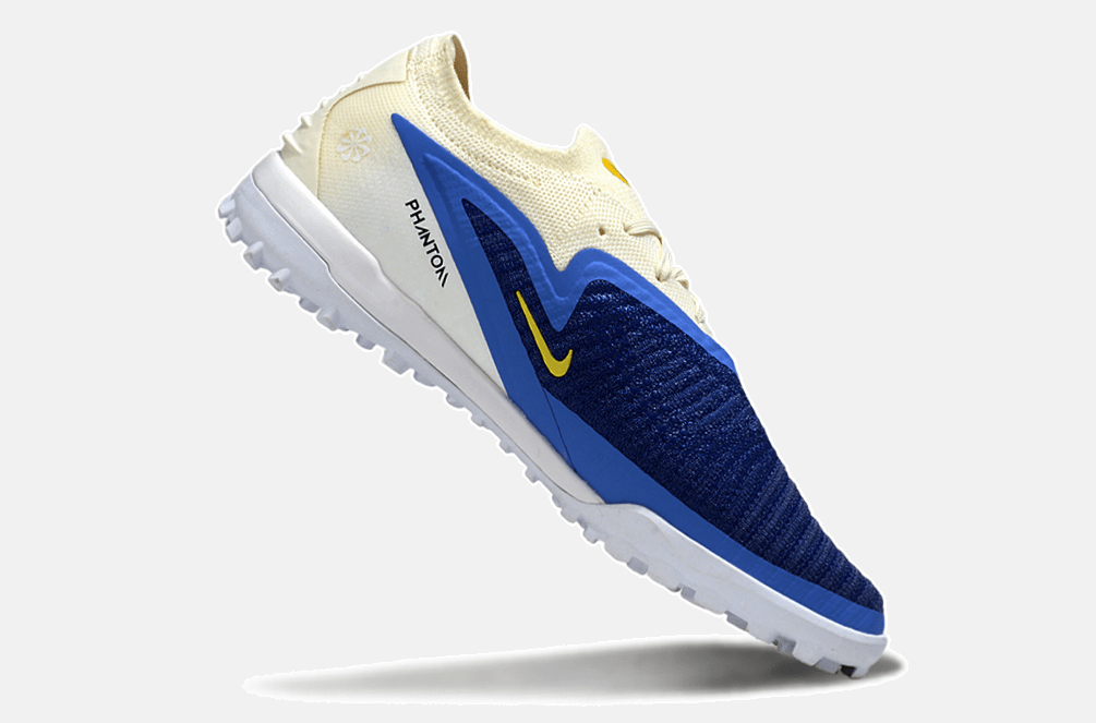 Chuteira Nike Phantom 6 Elite TF - Azul e Bege - Fear Nothing Pack - MAGNUM SPORT*