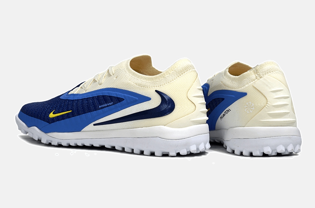 Chuteira Nike Phantom 6 Elite TF - Azul e Bege - Fear Nothing Pack - MAGNUM SPORT*