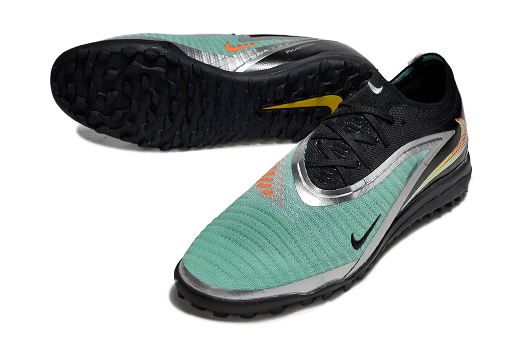 Chuteira Nike Phantom 6 Elite TF - Azul e Preta - MAGNUM SPORT*