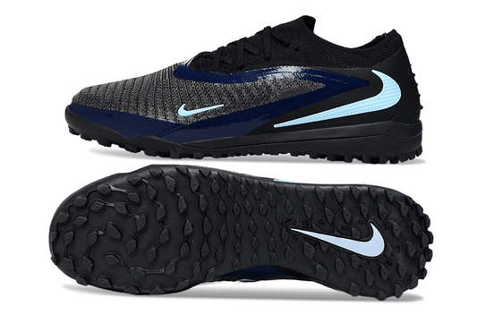 Chuteira Nike Phantom 6 Elite TF - Preta e Azul - Shadow Pack - MAGNUM SPORT*