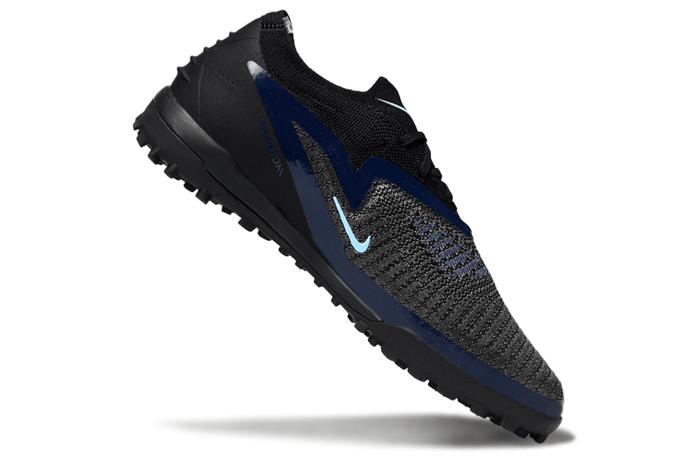 Chuteira Nike Phantom 6 Elite TF - Preta e Azul - Shadow Pack - MAGNUM SPORT*