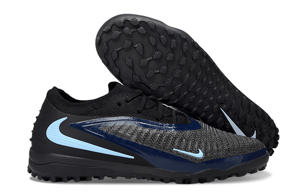 Chuteira Nike Phantom 6 Elite TF - Preta e Azul - Shadow Pack - MAGNUM SPORT*