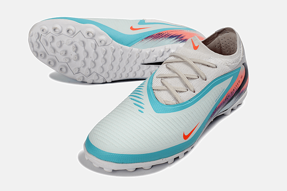 Chuteira Nike Phantom 6 Elite TF - Rosa, Azul e Branca - United 02 Pack - MAGNUM SPORT*