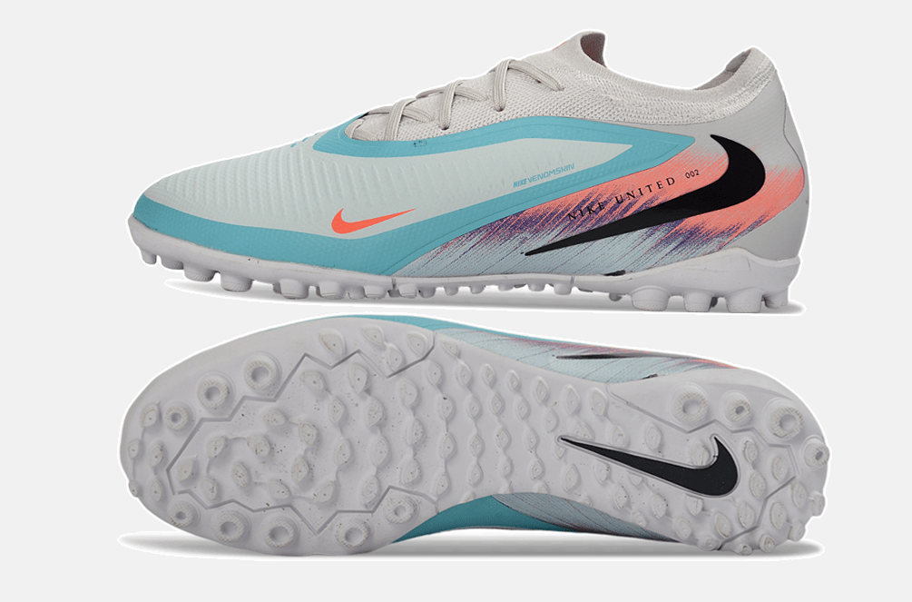 Chuteira Nike Phantom 6 Elite TF - Rosa, Azul e Branca - United 02 Pack - MAGNUM SPORT*