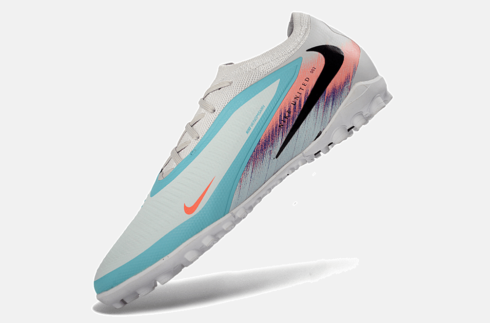 Chuteira Nike Phantom 6 Elite TF - Rosa, Azul e Branca - United 02 Pack - MAGNUM SPORT*