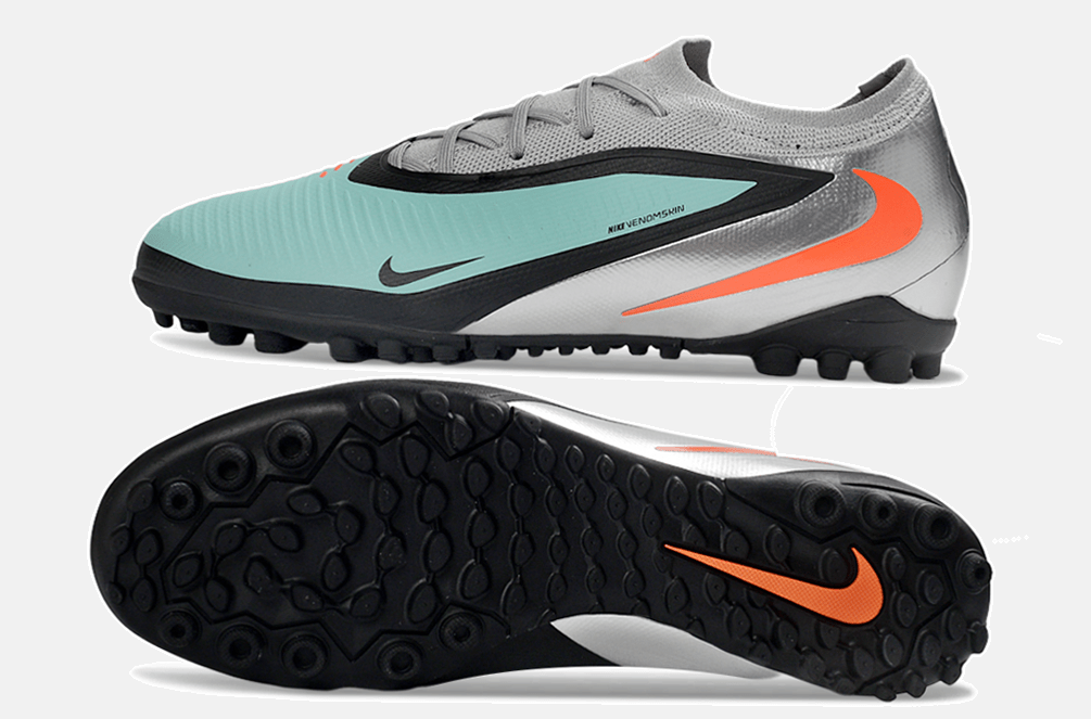 Chuteira Nike Phantom 6 Elite TF - Verde e Cinza - MAGNUM SPORT*