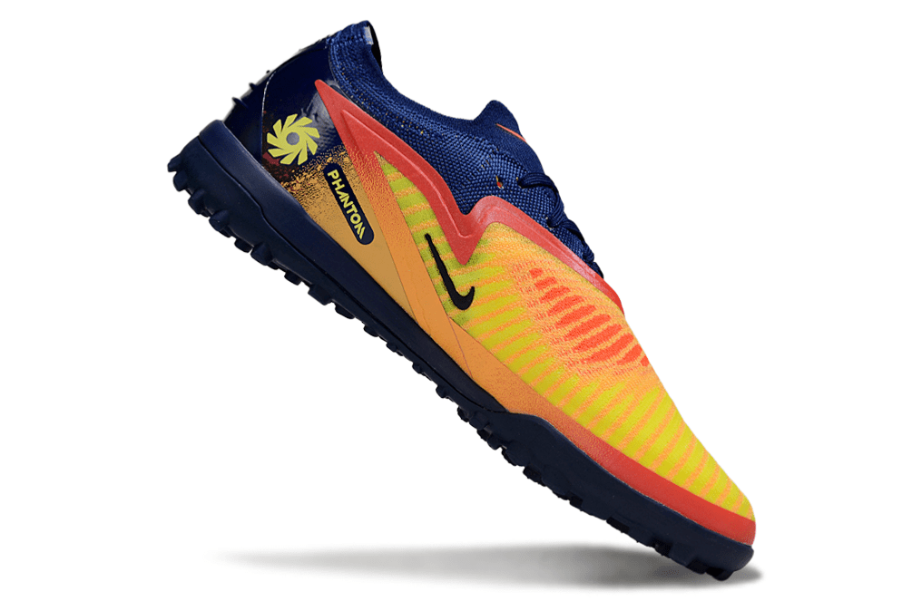 Chuteira Nike Phantom 6 Erling Haaland Elite TF - Laranja e Azul - MAGNUM SPORT*