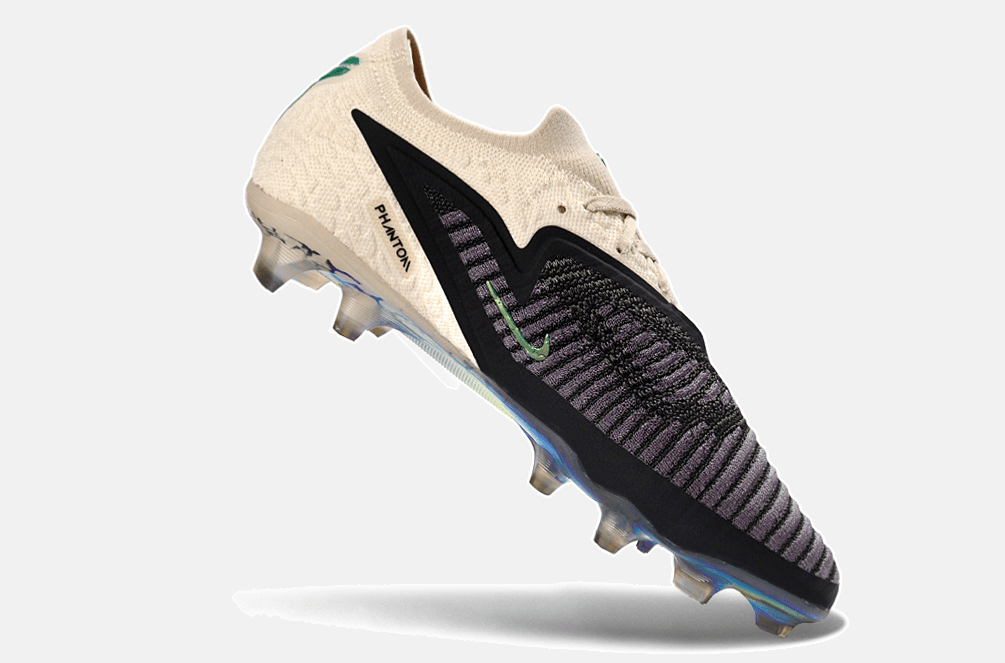 Chuteira Nike Phantom 6 Mamba Negra Elite FG - Preto e Bege - MAGNUM SPORT*