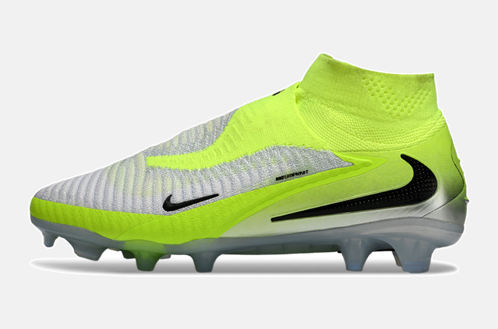 Chuteira Nike Phantom 6 Elite FG - Verde e  Branca