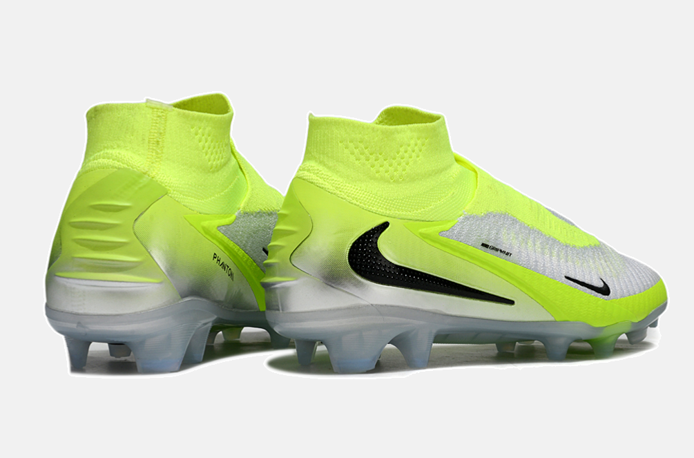 Chuteira Nike Phantom 6 Elite FG - Verde e  Branca