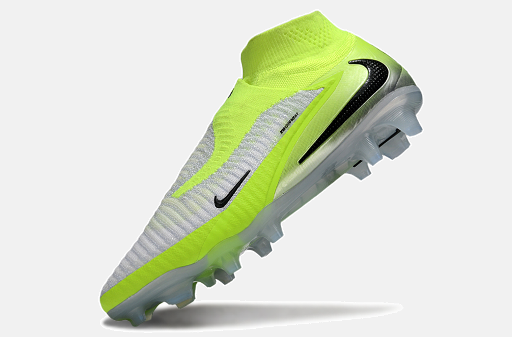 Chuteira Nike Phantom 6 Elite FG - Verde e  Branca