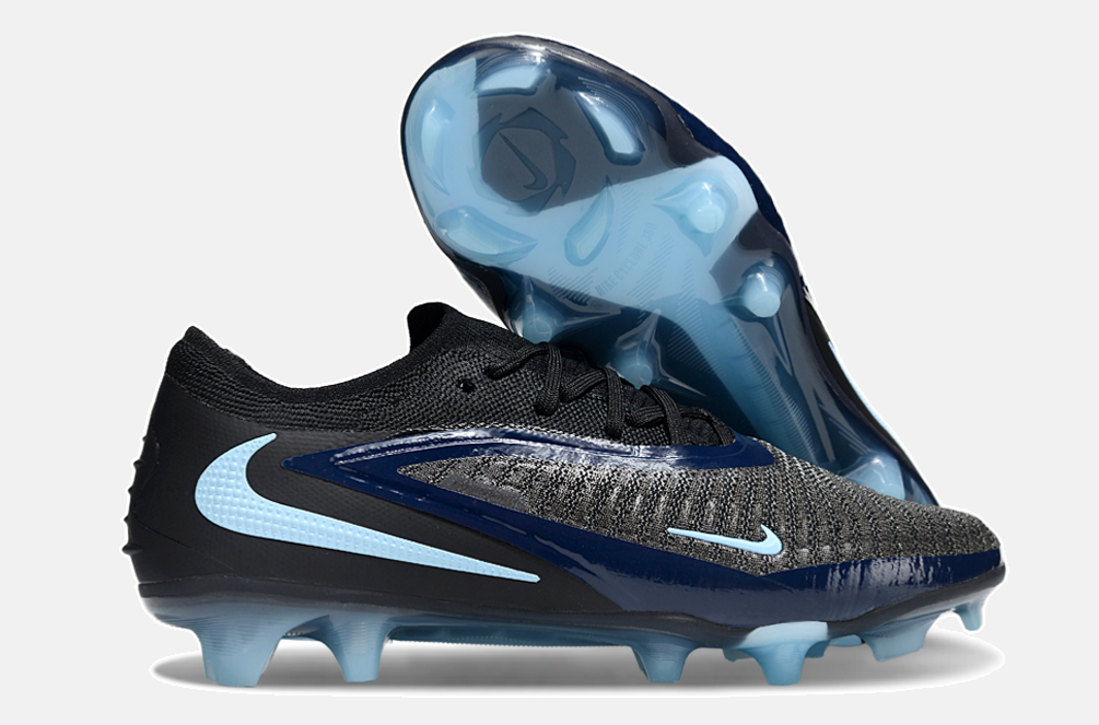 Chuteira Nike Phantom 6 Elite FG - Preta e Azul - Shadow Pack