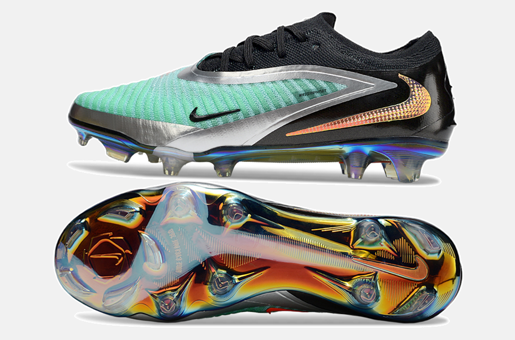 Chuteira Nike Phantom 6 Elite FG - Preta e Azul