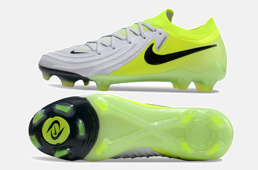 Chuteira Nike Phantom GX II FG - Verde e Branco - Pack Mad Voltage