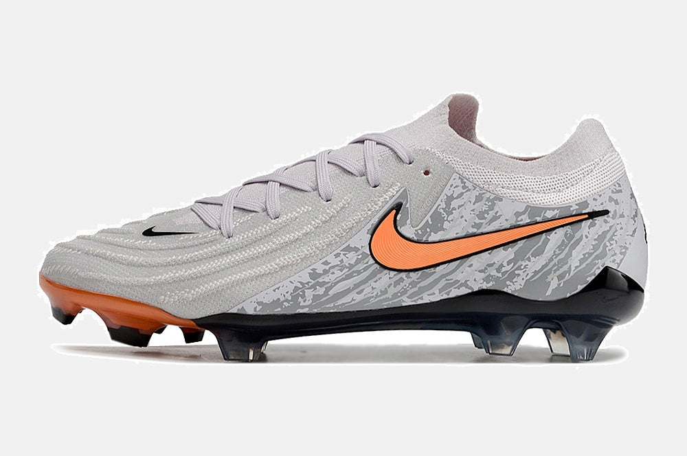 Chuteira Nike Phantom GX II FG - Cinza e Laranja - imagem 4
