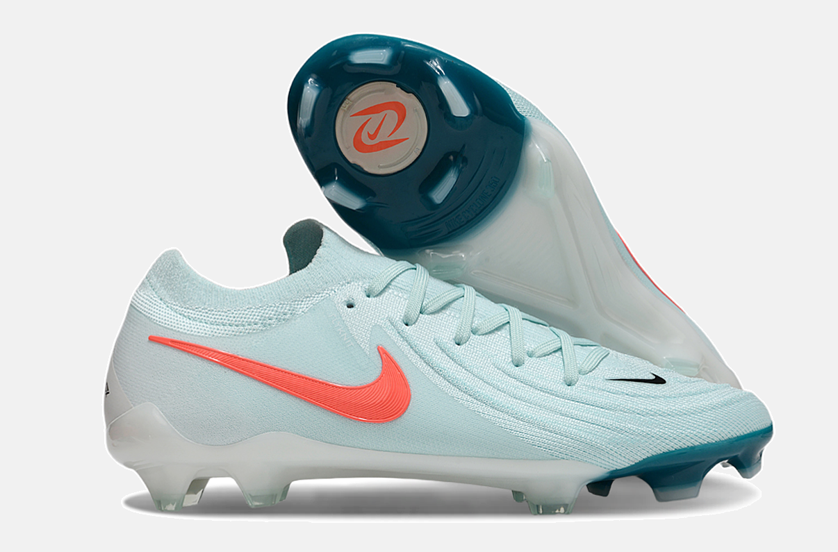 Chuteira Nike Phantom GX II FG - Branca e Azul claro -  Pack Mad Energy - imagem 8