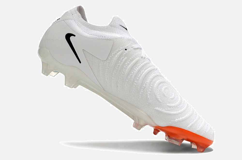 Chuteira Nike Phantom GX II FG - Branca e Laranja