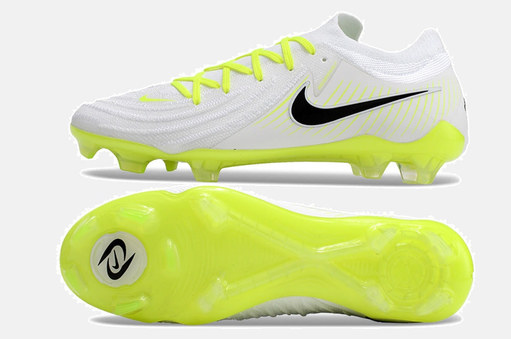 Chuteira Nike Phantom GX II FG - Branca e Verde
