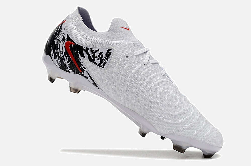 Chuteira Nike Phantom GX II FG - Branca, Preta e Vermelha