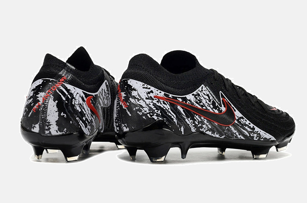 Chuteira Nike Phantom GX II FG - Preta, Branca e Vermelha