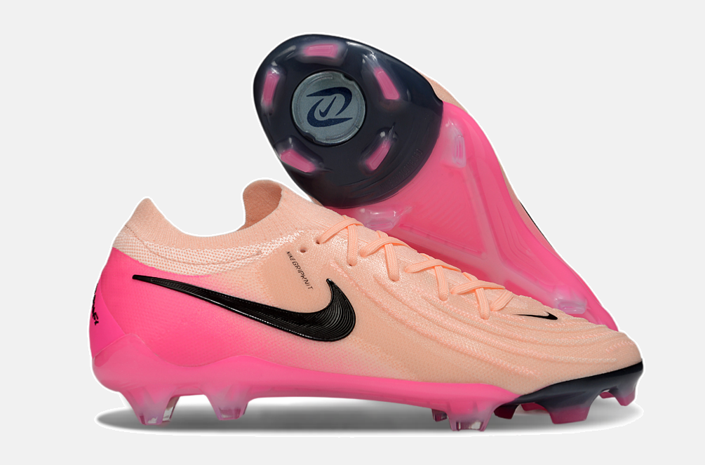 Chuteira Nike Phantom GX II FG - Rosa e Preta - Pack Prism