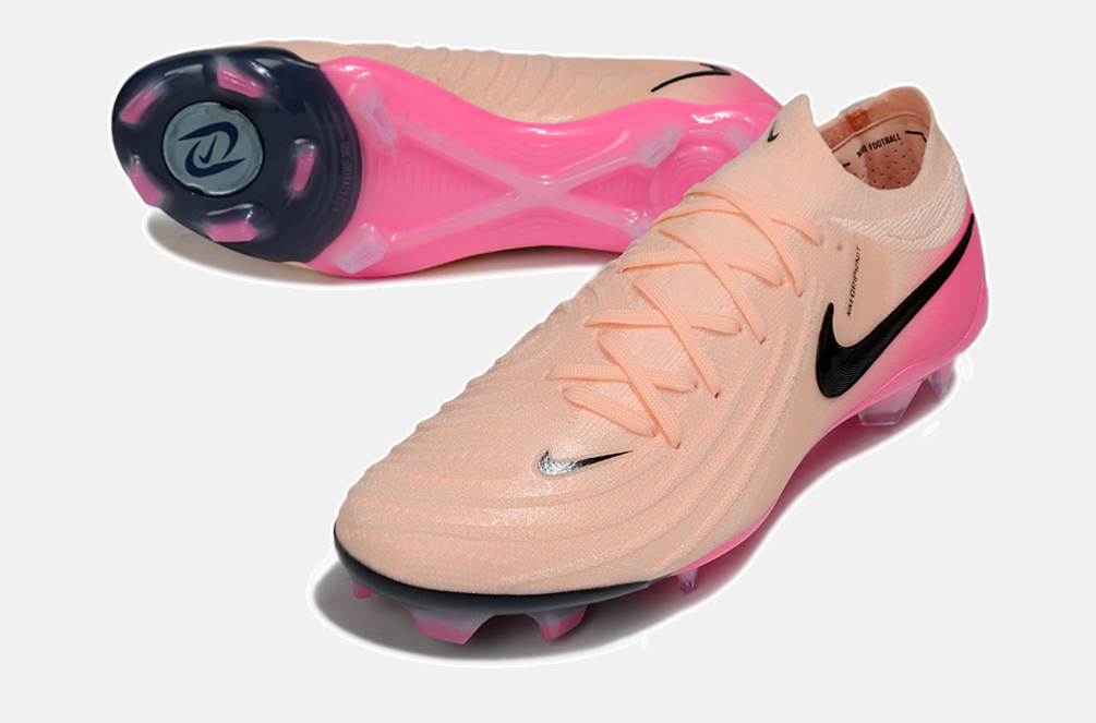 Chuteira Nike Phantom GX II FG - Rosa e Preta - Pack Prism