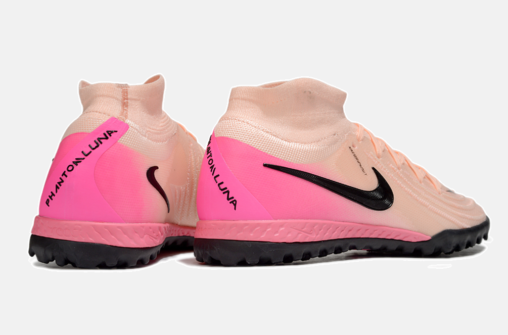 Chuteira Nike Phantom Luna TF - Rosa e Preta