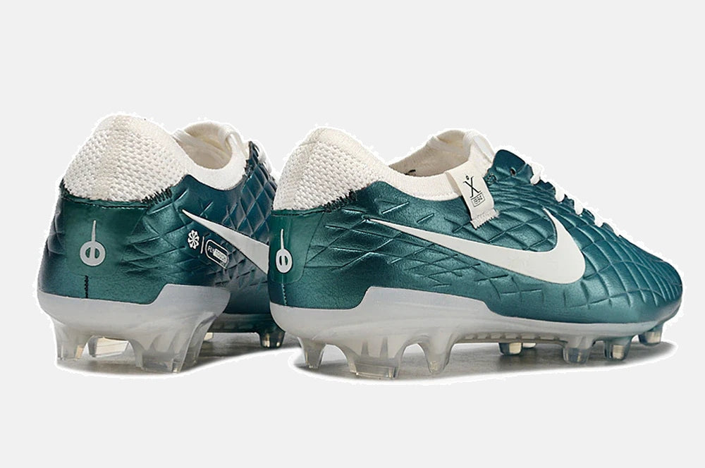 Chuteira Nike Tiempo Legend 10 FG - Azul - Edição Especial Esmeralda