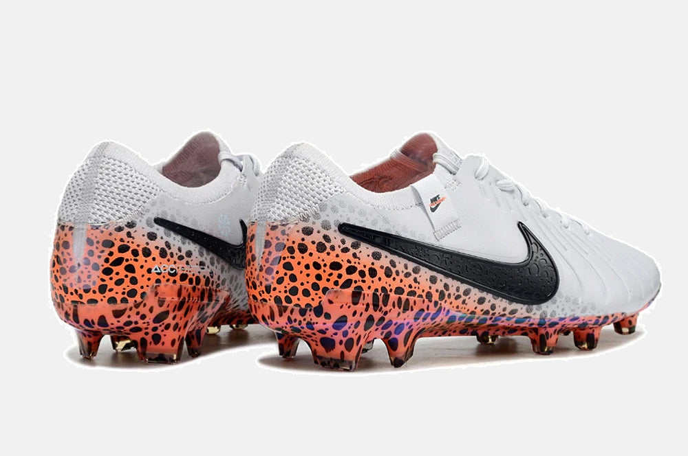 Chuteira Nike Tiempo Legend 10 FG - Laranja e Branco - Pack  Eletric