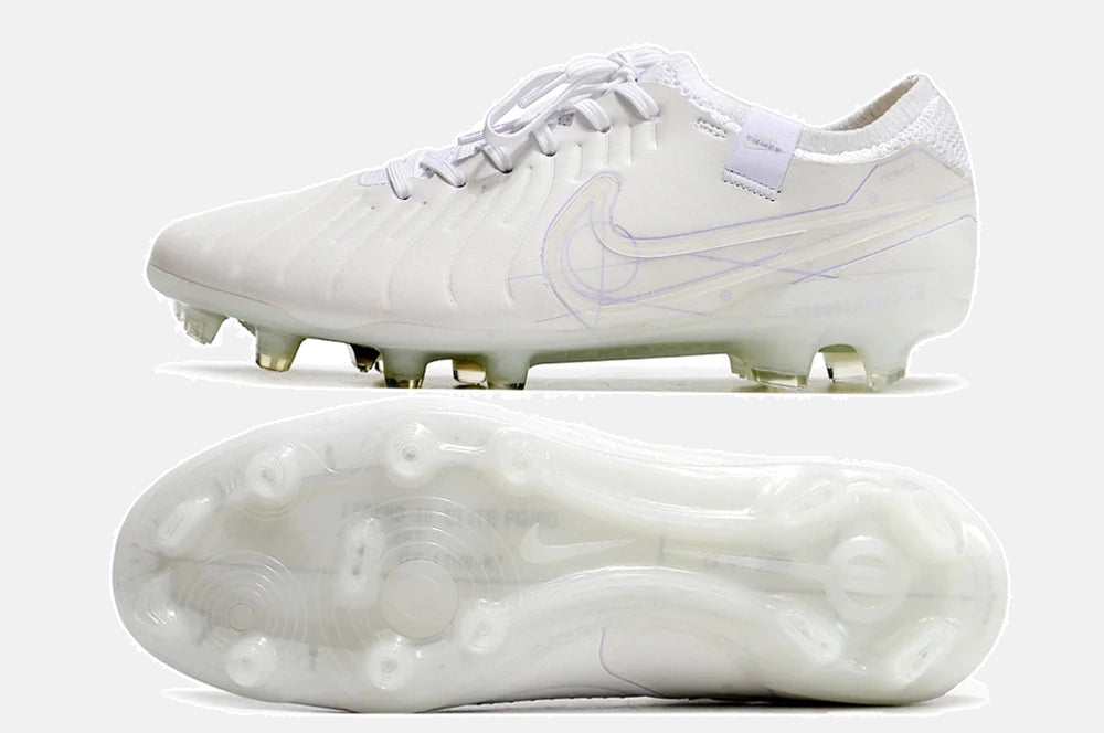 Chuteira Nike Tiempo Legend 10 FG - Branca - Edição Especialo