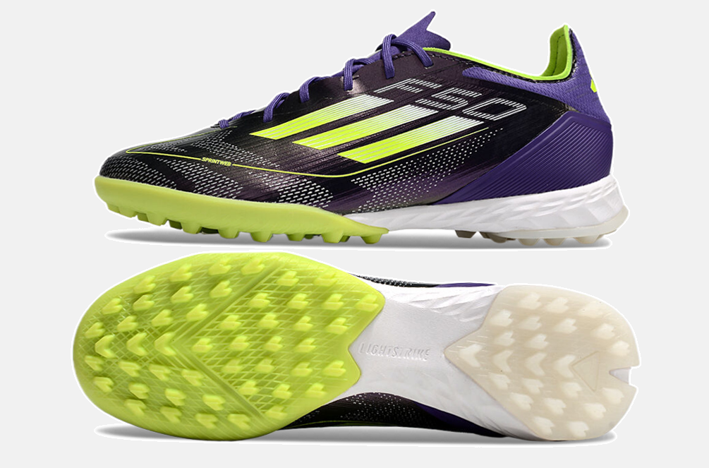 Chuteira Society Adidas F50.1 TF - Roxa e Laranja